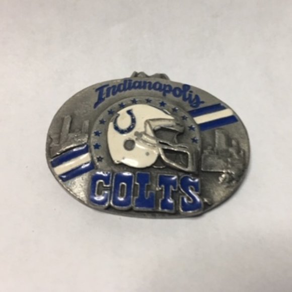 NFL Indianapolis Colts Pewter Pendant 1.5x1.25" - Picture 4 of 9